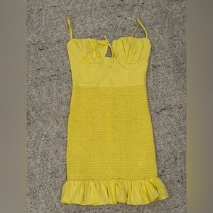 Tiger Mist Sunny Yellow Dress